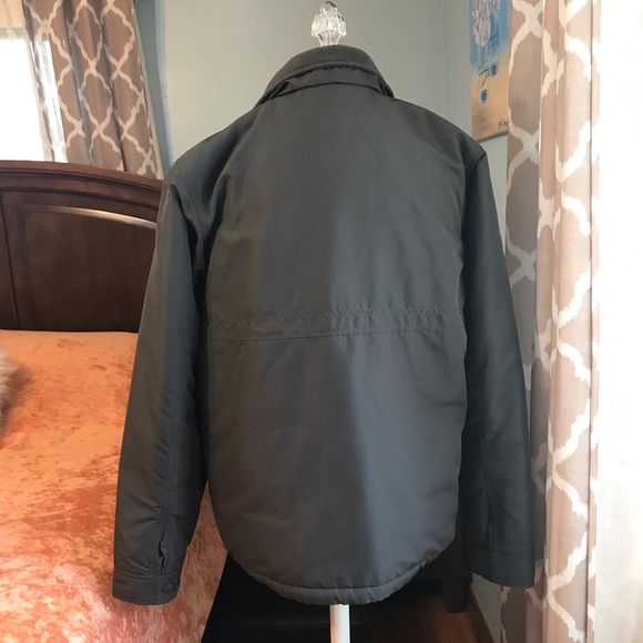 Columbia ⚜️ Grey Fleece Lined Zip Jacket - Picture 7 of 15